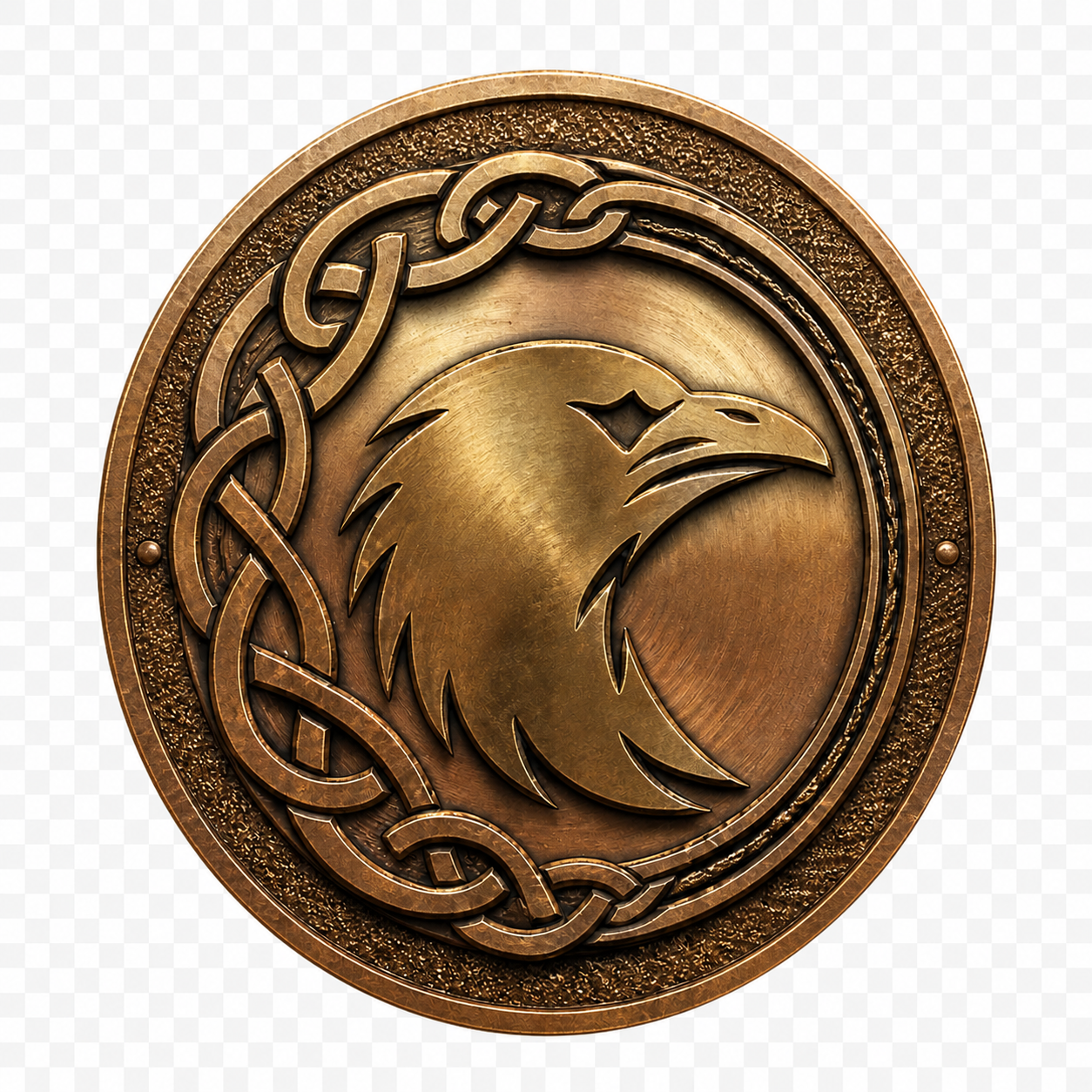 Crow’s Nest Systems brass coin logo